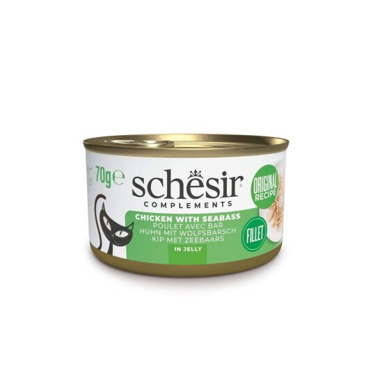 Schesir Complements Kylling Og Havabbor I Gele 70G
