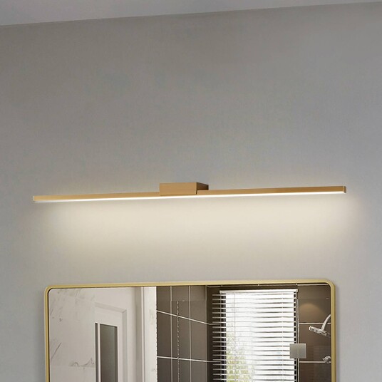 Lucande LED-speilbelysning Kivana kobber aluminium 90 cm