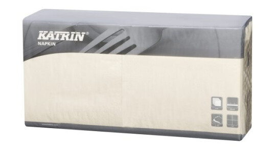 Serviet Fasana 40X40 Cm 3-Lag Elfenben,4 Pk X 250 Stk