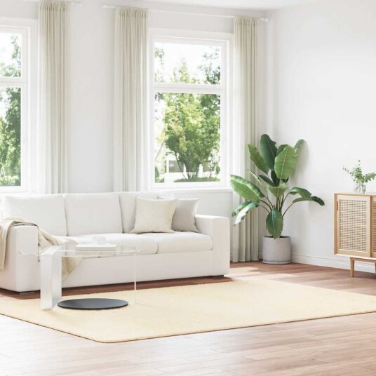  Flossteppe med lang luv NAVARRA krem 200x290 cm polyester 8721158558336