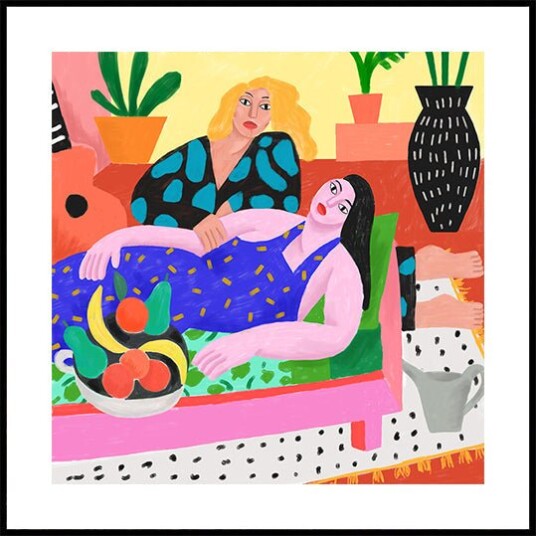 Cépé À La Maison Plakat Plakat / 100x100cm 