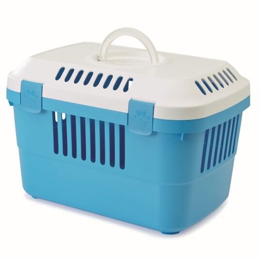 Savic Discovery1 Transportbox for hund, 33x48x31 cm, Blå