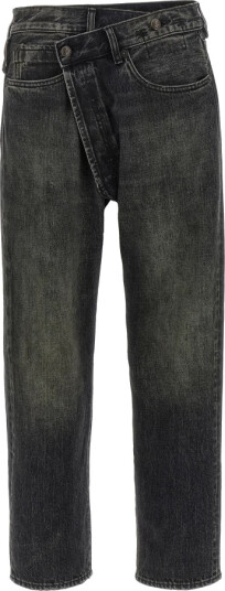 R13 Dame Jeans Svart W28,
