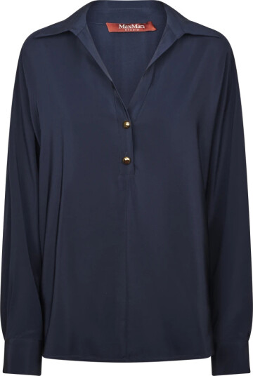 Max Mara Dame Bluser & Skjorter Blå S,