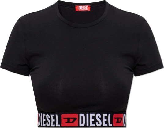 Diesel Dame Topper Svart M,