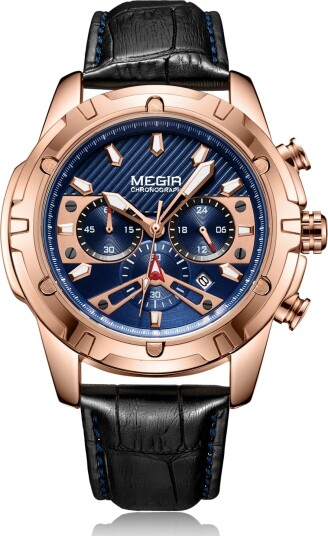 Megir Vengeance Rose Gold Blue