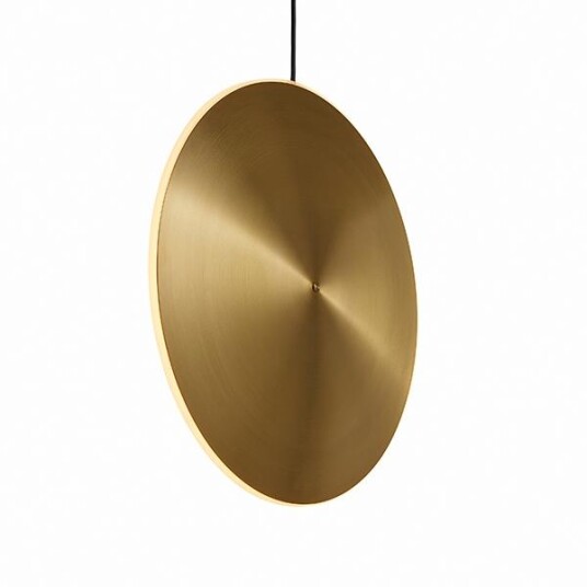 Graypants Chrona Dish 17 Vertikal Taklampe Messing