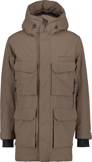 Didriksons Men's Drew Parka 8 Mocha Brown M
