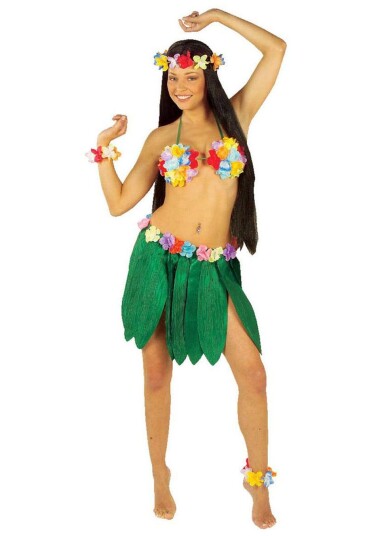 National Hawaiian Bananbladskjørt For Voksne. Size-One Size National Hawaiian Bananbladskjørt For Voksne. Size-One Size