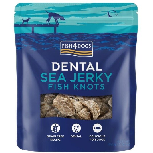 Fish4Dogs Sea Jerky Fiskeknuter 500 g - Sunn Hundesnack