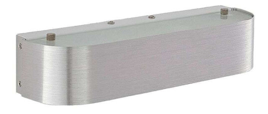 Lindby Vegglampe Nika med E14-fatning, aluminium Lindby Vegglampe Nika med E14-fatning, aluminium