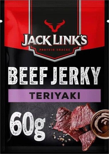 Jack Links Beef Jerky Teriyaki - 60 gram Jack Links Beef Jerky Teriyaki - 60 gram