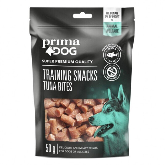 PrimaDog Tunfiskbiter 50 g Belønningssnacks for hunder PrimaDog Tunfiskbiter 50 g Belønningssnacks for hunder