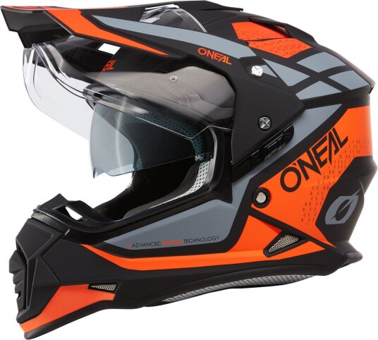 Oneal Sierra R Motocross Hjelm S Svart Oransje