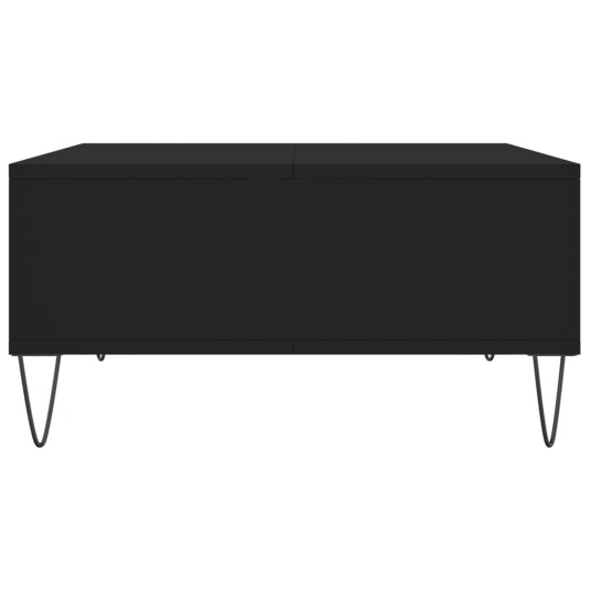 vidaXL Salongbord svart 60x60x30 cm konstruert tre