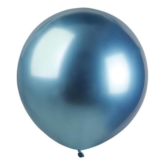 Ballongkungen AB Ballonger Krom Blå Store - 25-pakning