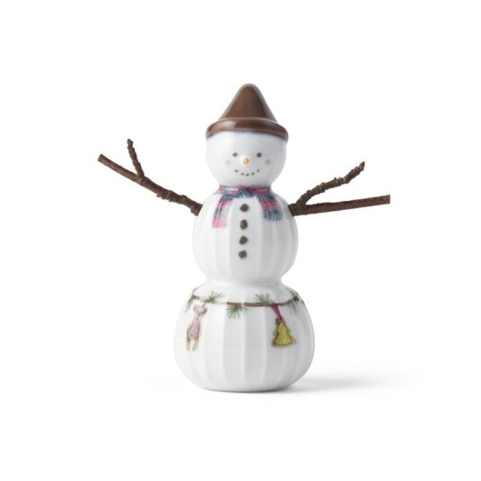 Kähler Hammershøi Christmas snøgutt 9 cm hvit m/ dekor Kähler Hammershøi Christmas snøgutt 9 cm hvit m/ dekor