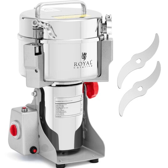 Royal Catering Krydderkvern elektrisk  2000 g  21 x 9.5 cm  3400 W  Royal Catering RCMZ-2000N