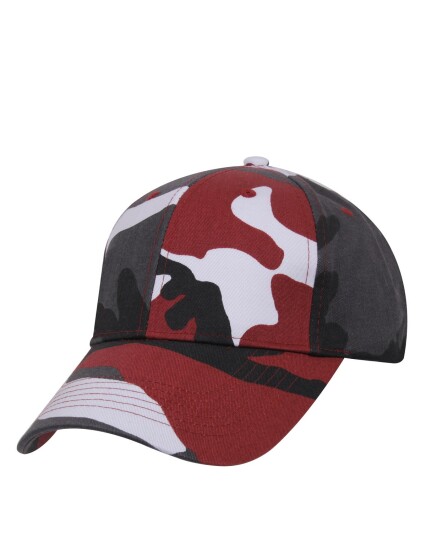 Rothco Baseball Cap Savage Orange Camo Rød