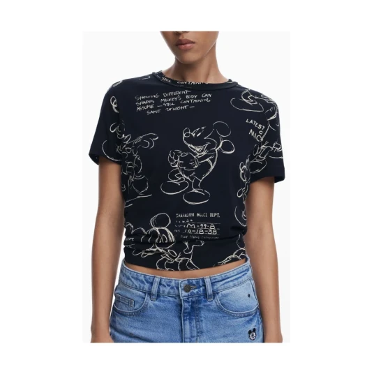 Desigual Dame Topper Svart XS Desigual Dame Topper Svart XS
