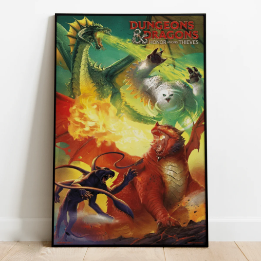 Dungeons And Dragons Dungeons and Dragons Plakat Honor Among Thieves 91,5 x 61 cm 45339553398957 Dungeons And Dragons Dungeons and Dragons Plakat Honor Among Thieves 91,5 x 61 cm 45339553398957