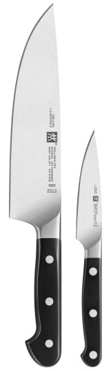 Zwilling Pro Knivsett 2 deler, Skrellekniv+Kokkekniv