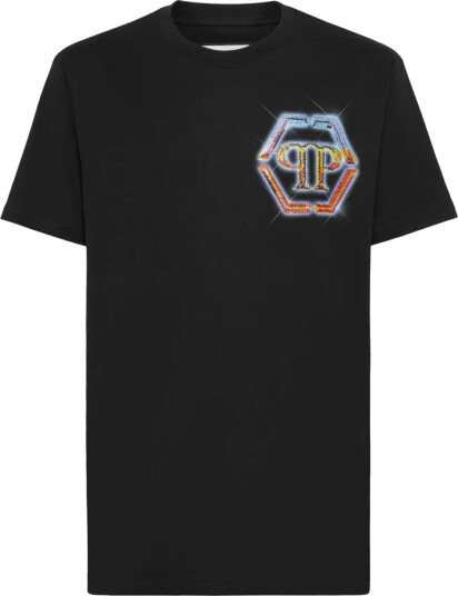 Philipp Plein Herre Topper Svart S,