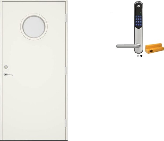Ytterdør Swedoor Clever-Line+ Sibbo med Yale Doorman Classic Home Ytterdør Swedoor Clever-Line+ Sibbo med Yale Doorman Classic Home