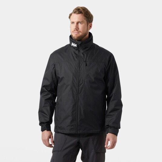 Helly Hansen Crew Hooded Pile Jacket Herre Svart 2xl