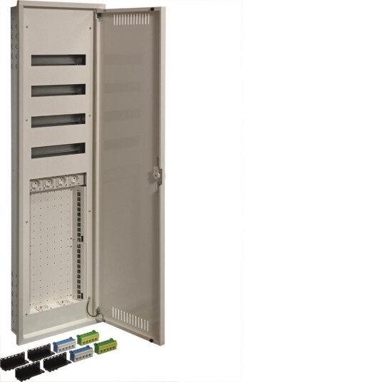 Hager FFW83MF2 Sentralapparat 4 x 15 moduler Dybde: 105 mm Elfordeling & strømforsyning