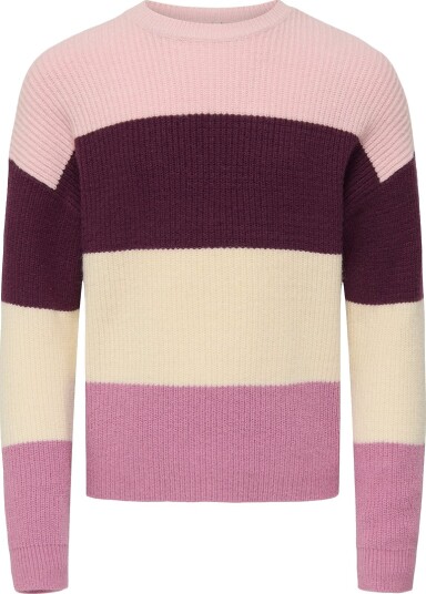 Kids Only Genser konSandy L/S Stripe Pullover CP Knt Rød
