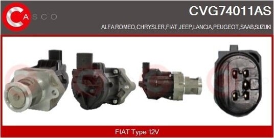 EGR ventil CASCO CVG74011AS