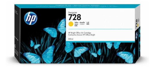 HP Originale Blekkpatroner Hp 728 Gul