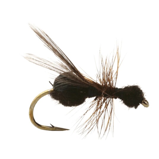 Umpqua Flying ant black maur tørr BLACK