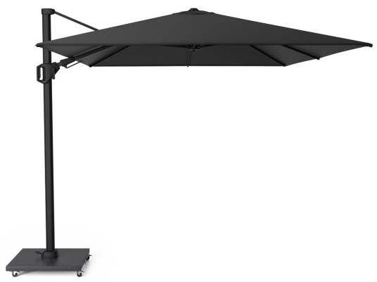 Platinum Challenger T2 parasoll Svart/svart exkl. parasollfot 3,5 x 2,6 m Svart