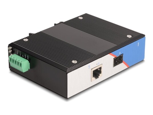 Delock - Fibermedieomformer - 1Gbe - 10/100/1000Base-T - Rj-45 / Sfp (Mini-Gbic) - Opp Til 330 M