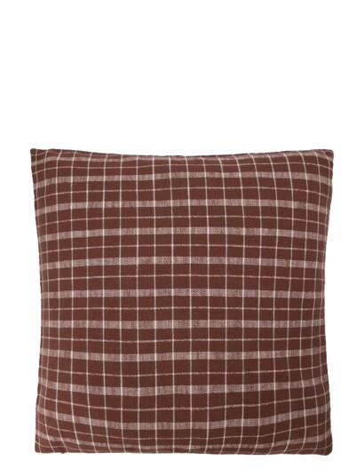 house doctor Cushion Cover, Thame Brown House Doctor BROWN CHECK 50X 50CM