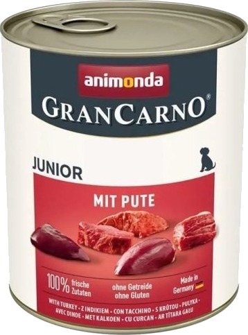Animonda Grancarno Junior Vådt Hundefoder Turkey 800 G
