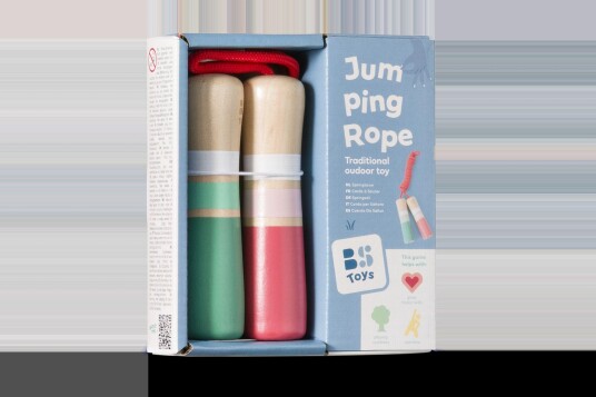BS Toys Hoppetau med treh??ndtak 2 m Rosa BS Toys Hoppetau med treh??ndtak 2 m Rosa