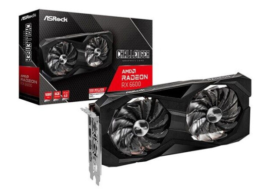 ASRock Radeon RX 6600 Challenger D 8GB GDDR6 - 8GB GDDR6 RAM - Grafikkort
