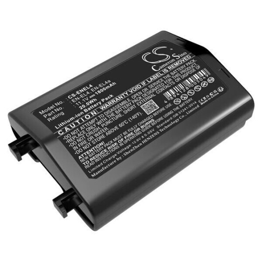 Nikon Batteri (1800 mAh 11.1 V, Sort) passende til Nikon D2Hs Nikon Batteri (1800 mAh 11.1 V, Sort) passende til Nikon D2Hs