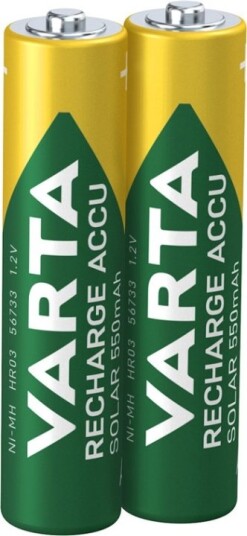 Varta 2 x AAA 550 mAh Oppladbart NiMH Batteri Blisterpakning