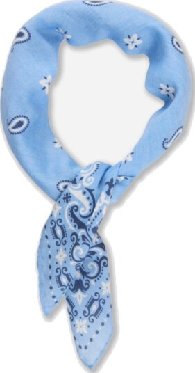 Stenströms Cotton silk bandana OS blå herre