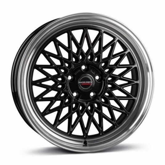 Borbet B Black Rim Polished 8x17 5x112 ET45 B66.6 Borbet B Black Rim Polished 8x17 5x112 ET45 B66.6