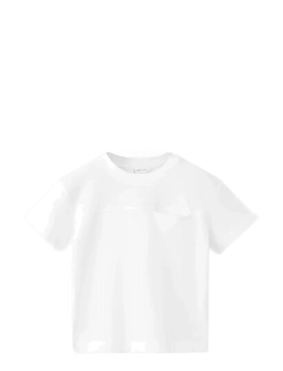 Mango Basic Pocket T Shirt White 4 5 Mango Basic Pocket T Shirt White 4 5
