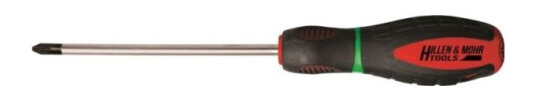 Dedra Pozidriv Cross Screwdriver Pz2x150mm, S2 Steel, 3-Mat Handle