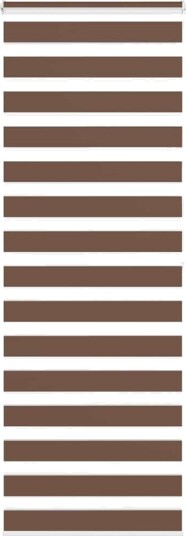 Sebragardin brun 80x200 cm stoff bredde 75,9 polyester