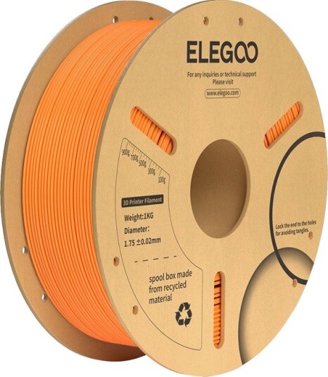 Elegoo PLA+ Filament Oransje 1.75 mm 1 kg