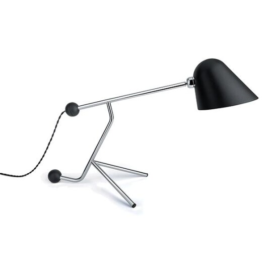 TATO Beghina Bordlampe Matt Sort & Krom