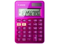 Canon LS-100K - Skrivebordskalkulator - 10 sifre - solpanel, batteri - metallisk rosa